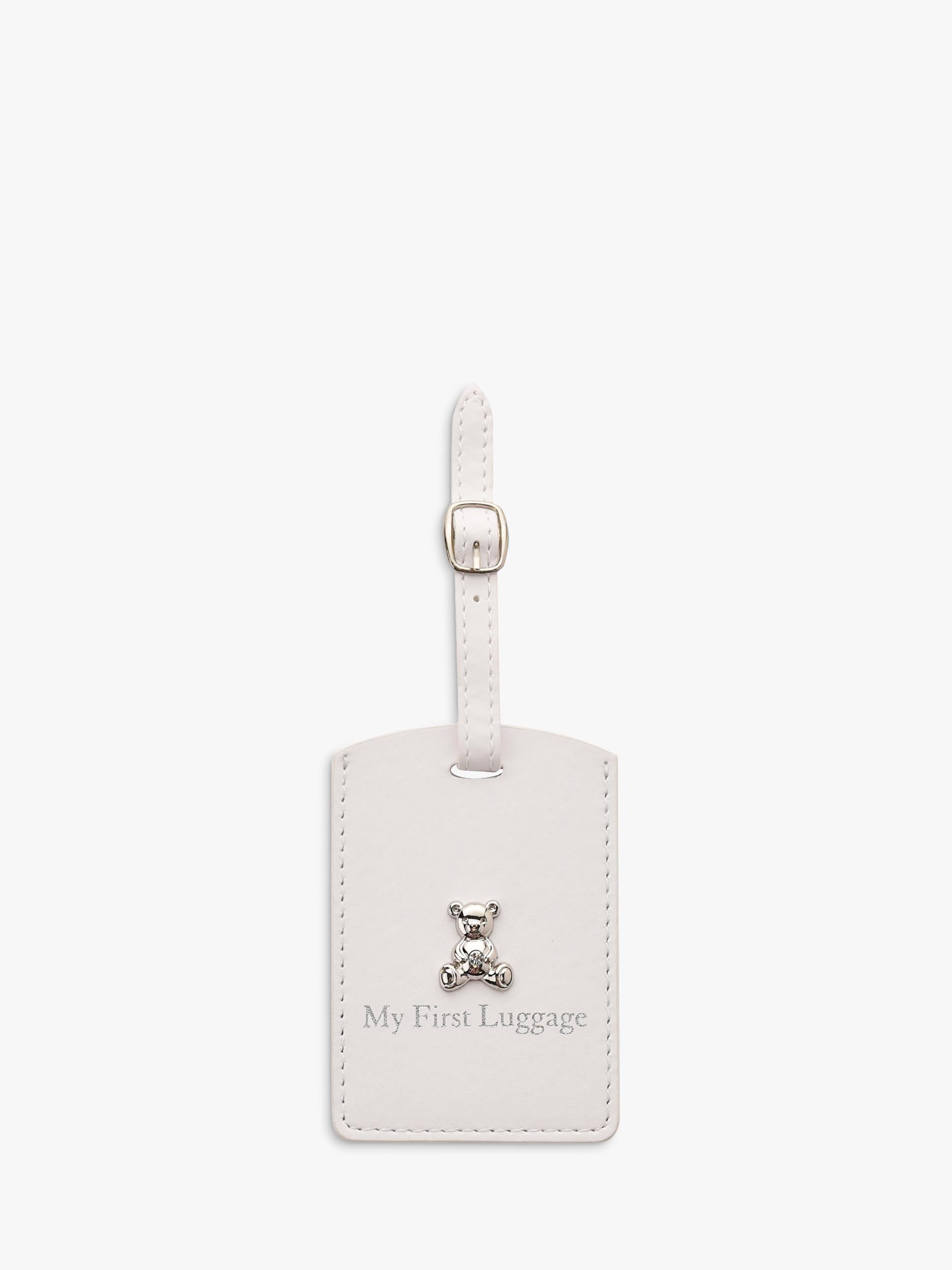 Bambino leatherette passport holder and luggage tag set (British brand)