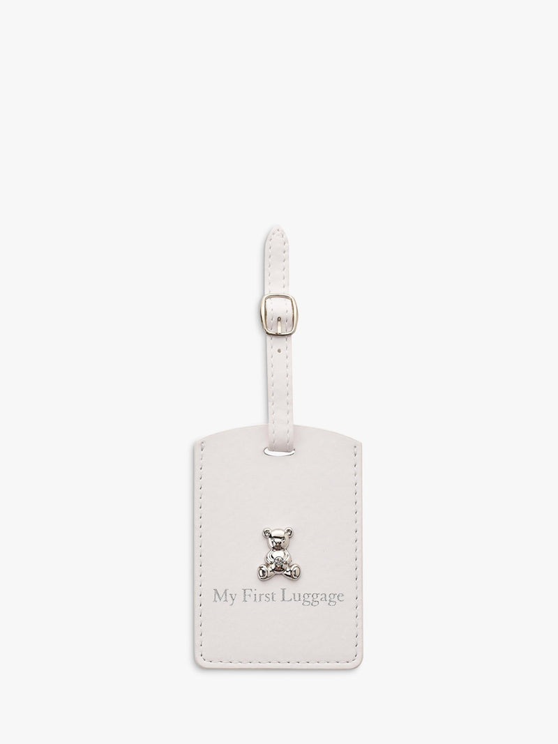 Bambino leatherette passport holder and luggage tag set (British brand)