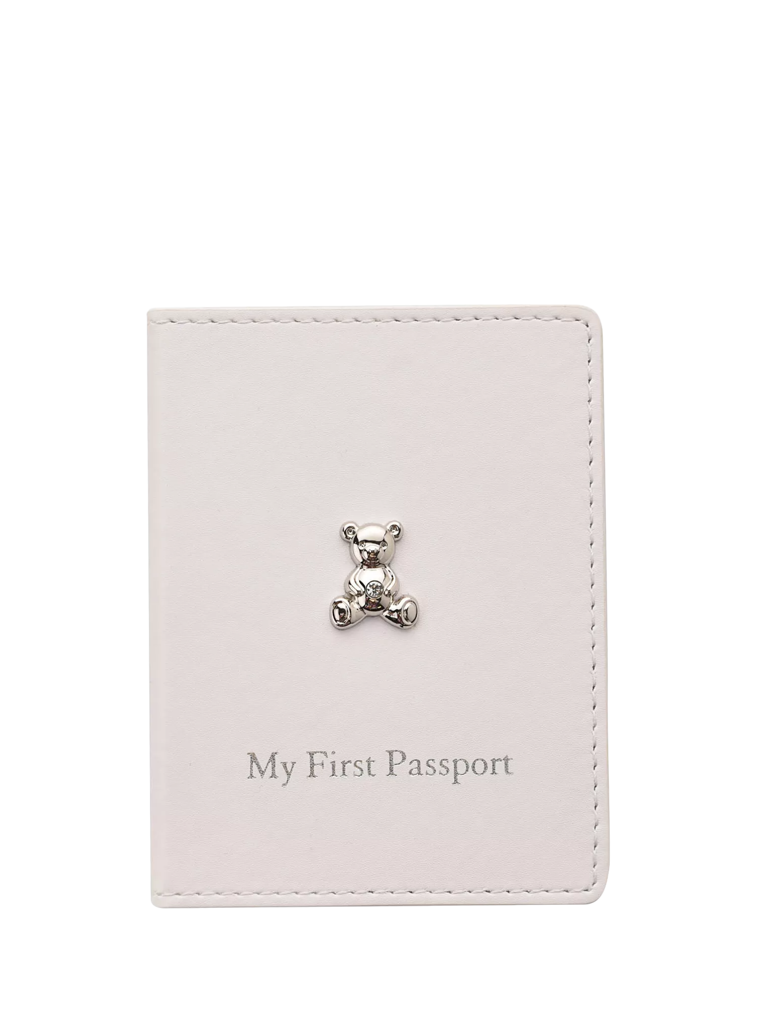 Bambino leatherette passport holder and luggage tag set (British brand)