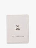 Bambino leatherette passport holder and luggage tag set (British brand)