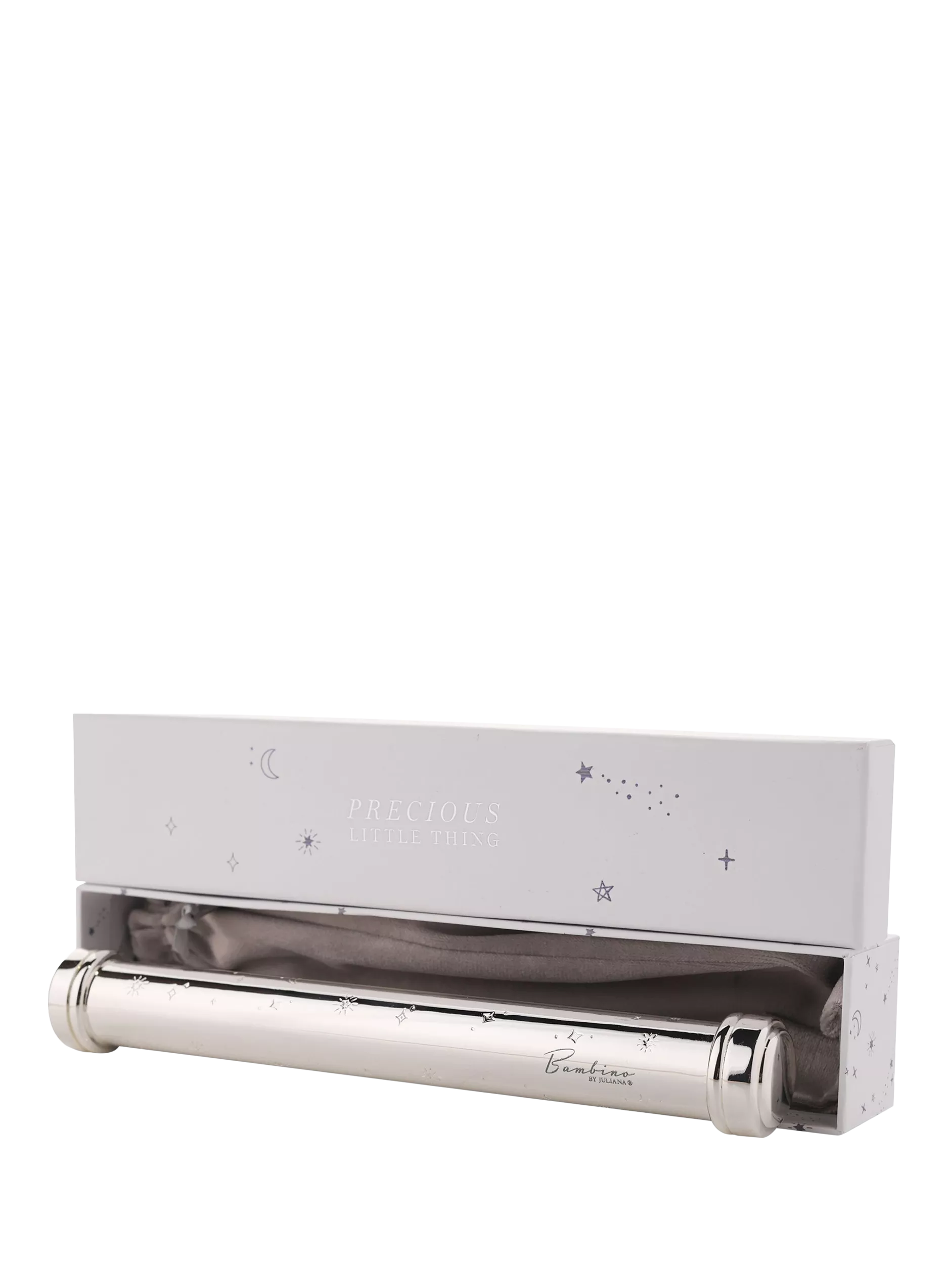 Bambino silver-plated celestial certificate holder UK version