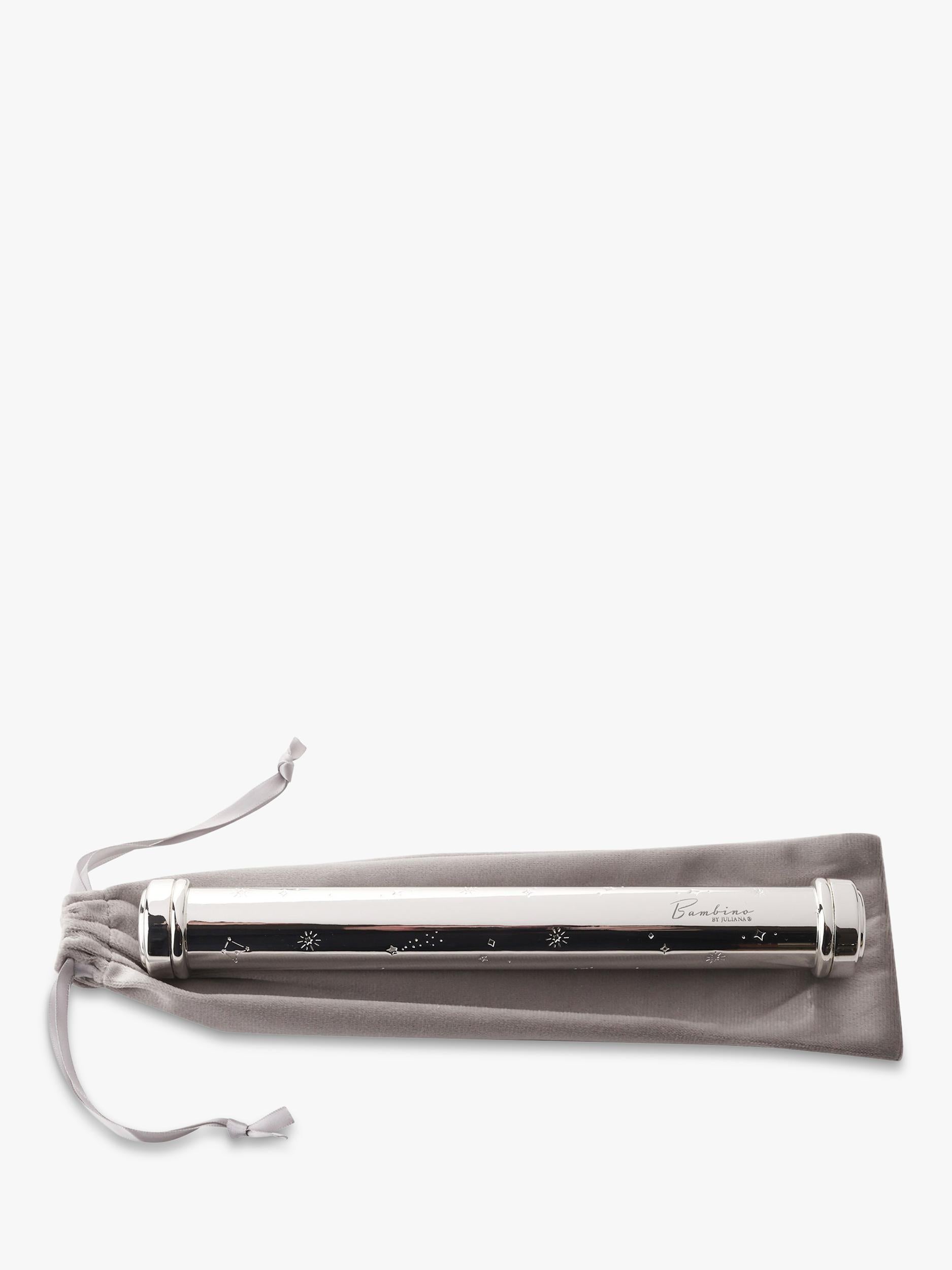 Bambino silver-plated celestial certificate holder UK version