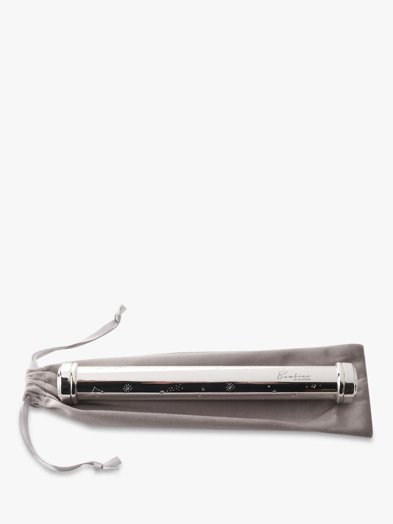 Bambino silver-plated celestial certificate holder UK version