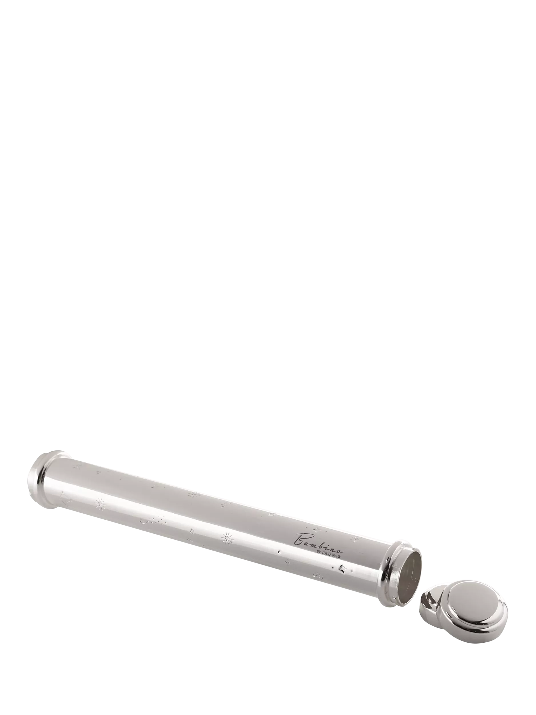 Bambino silver-plated celestial certificate holder UK version