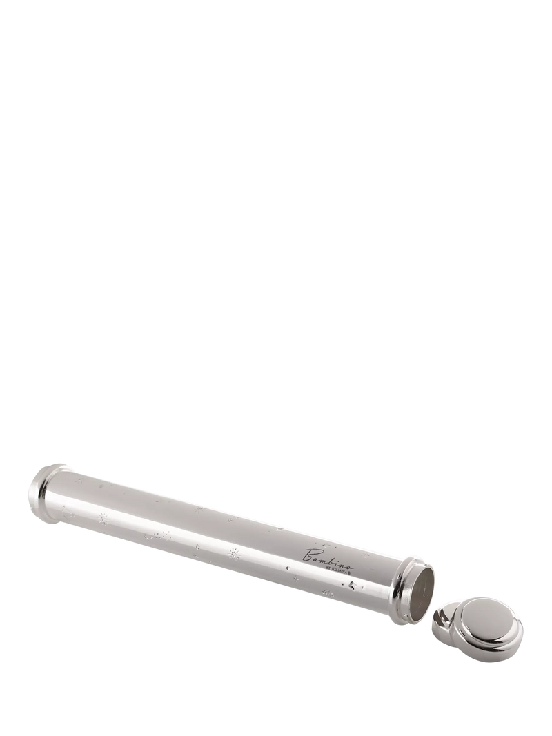 Bambino silver-plated celestial certificate holder UK version