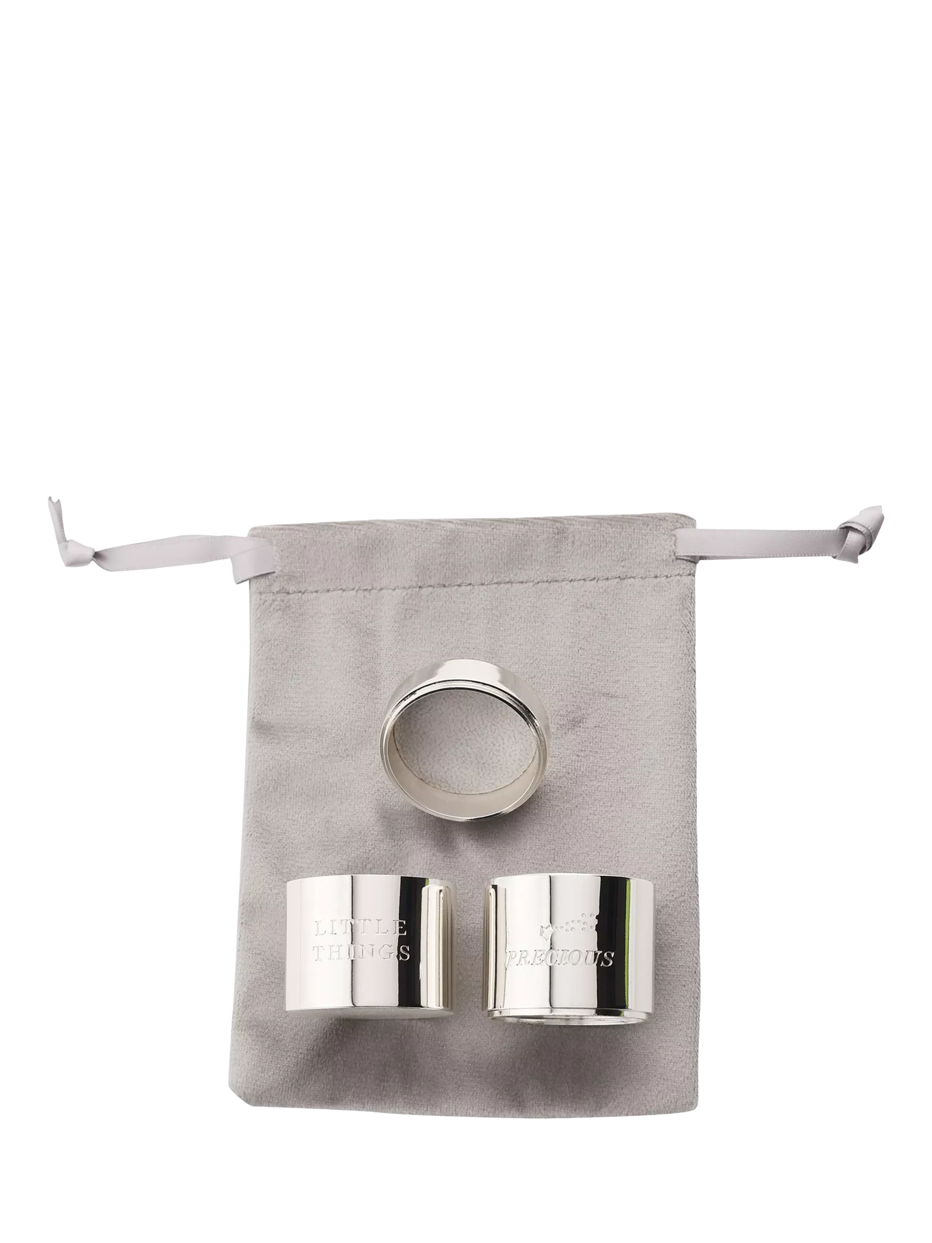 Bambino silver-plated stacking keepsake box with engraving, UK version