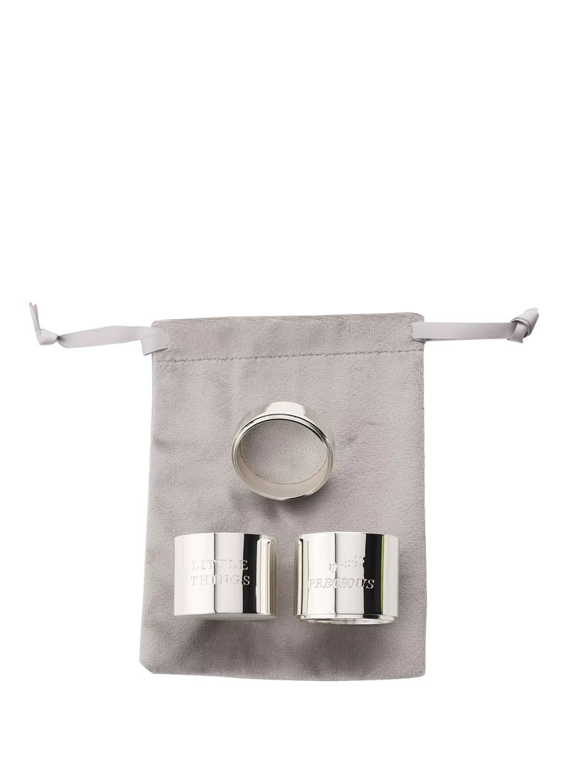 Bambino silver-plated stacking keepsake box with engraving, UK version