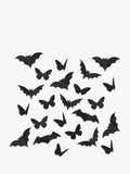 3D Bat and Butterfly Glue-On Decorations Pack of 24