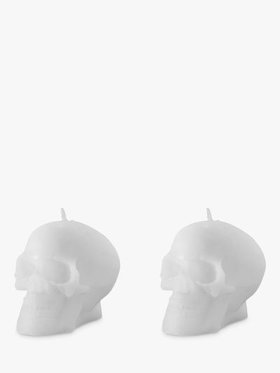 John Lewis Mini Skull Candles Pack of 2- Buy online at McGrocer