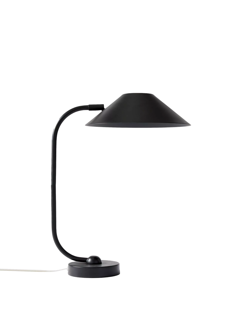 West Elm Shiloh cone table lamp black, UK version