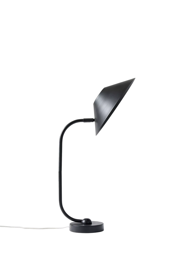 West Elm Shiloh cone table lamp black, UK version