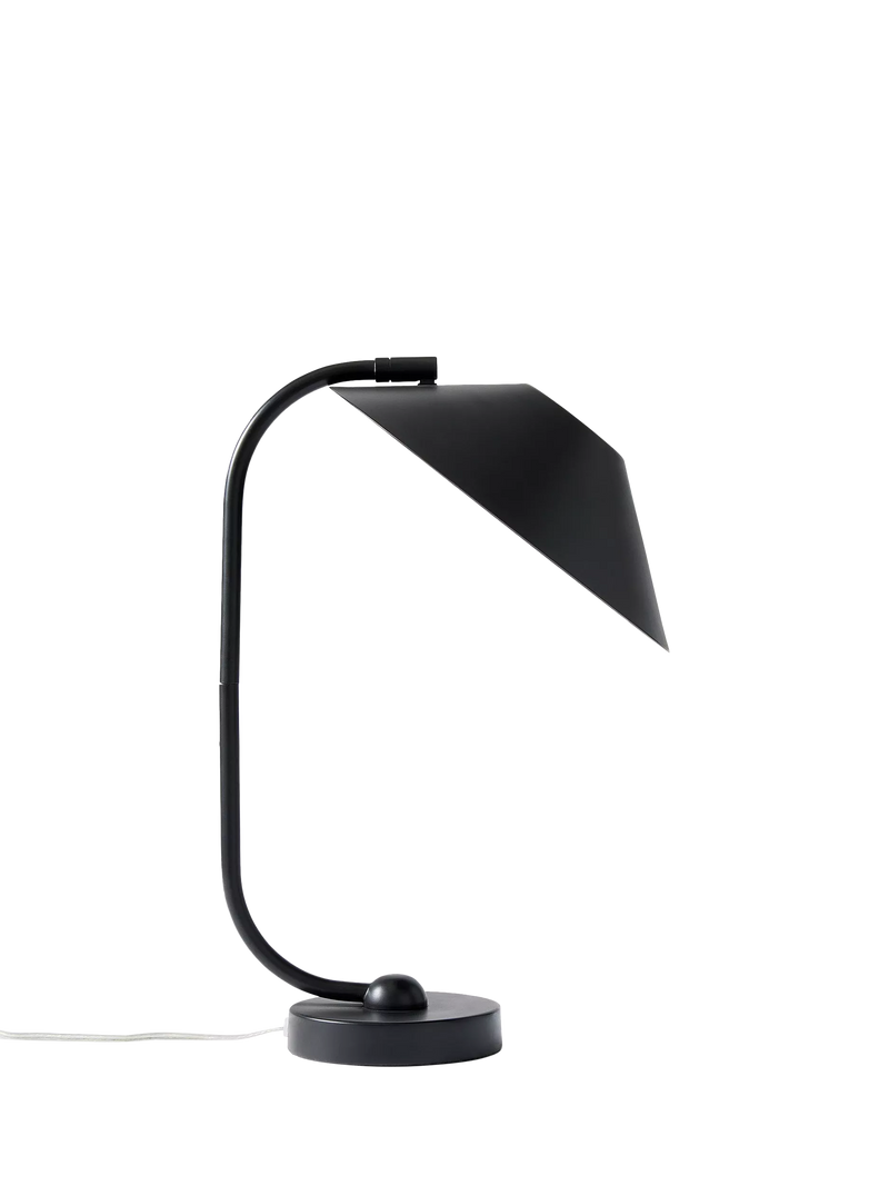 West Elm Shiloh cone table lamp black, UK version