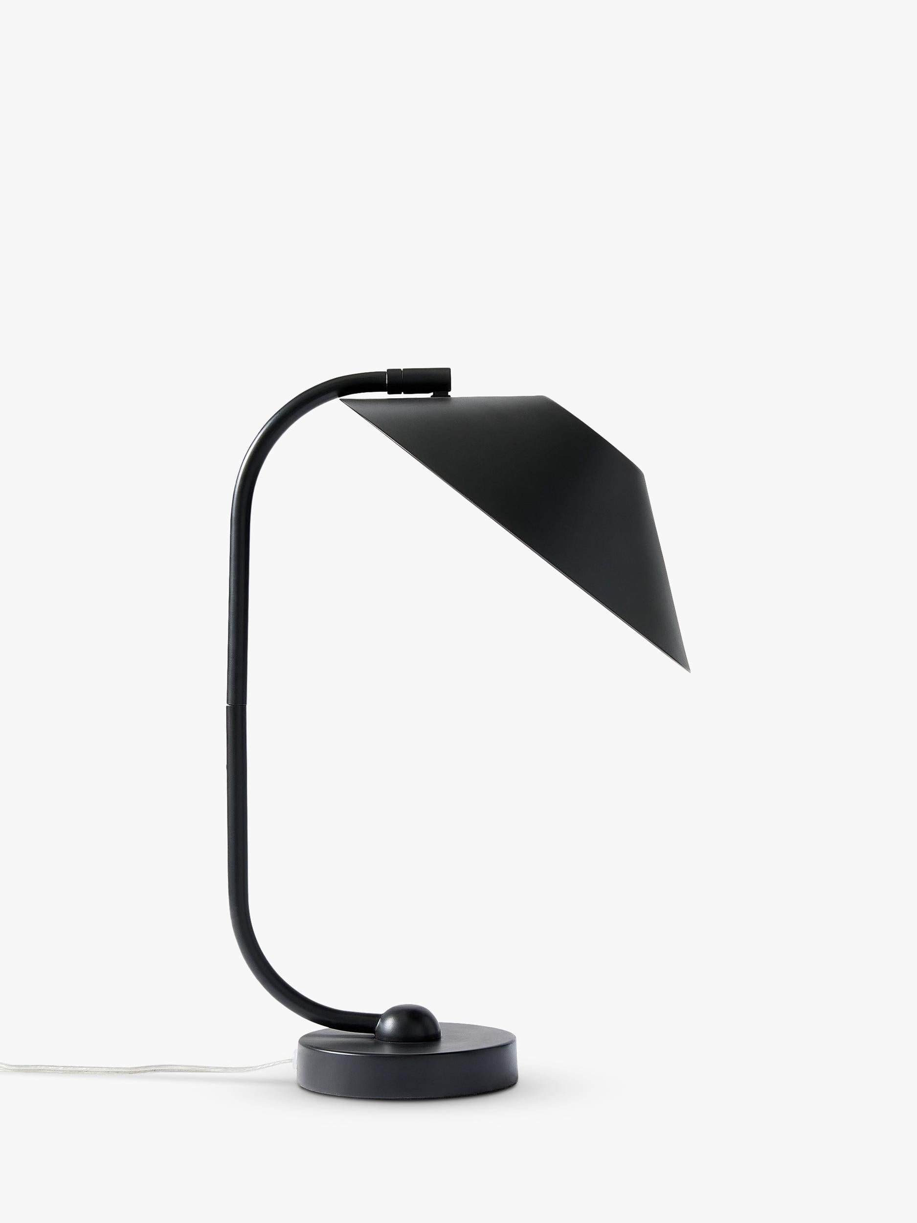West Elm Shiloh cone table lamp black, UK version