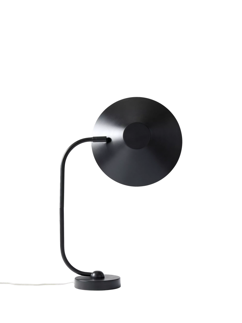 West Elm Shiloh cone table lamp black, UK version