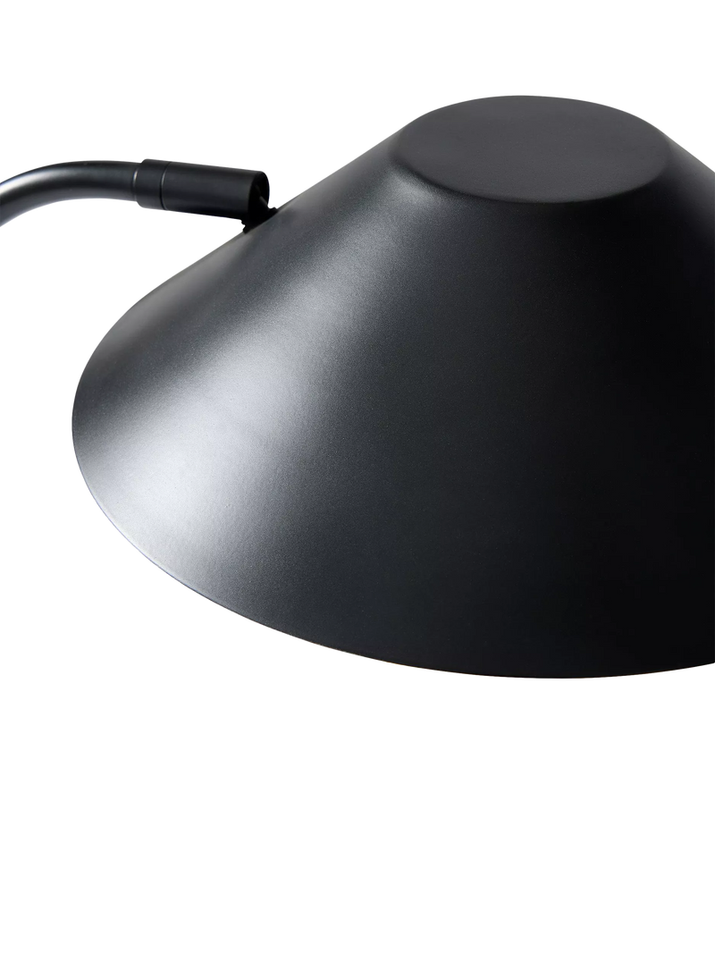West Elm Shiloh cone table lamp black, UK version