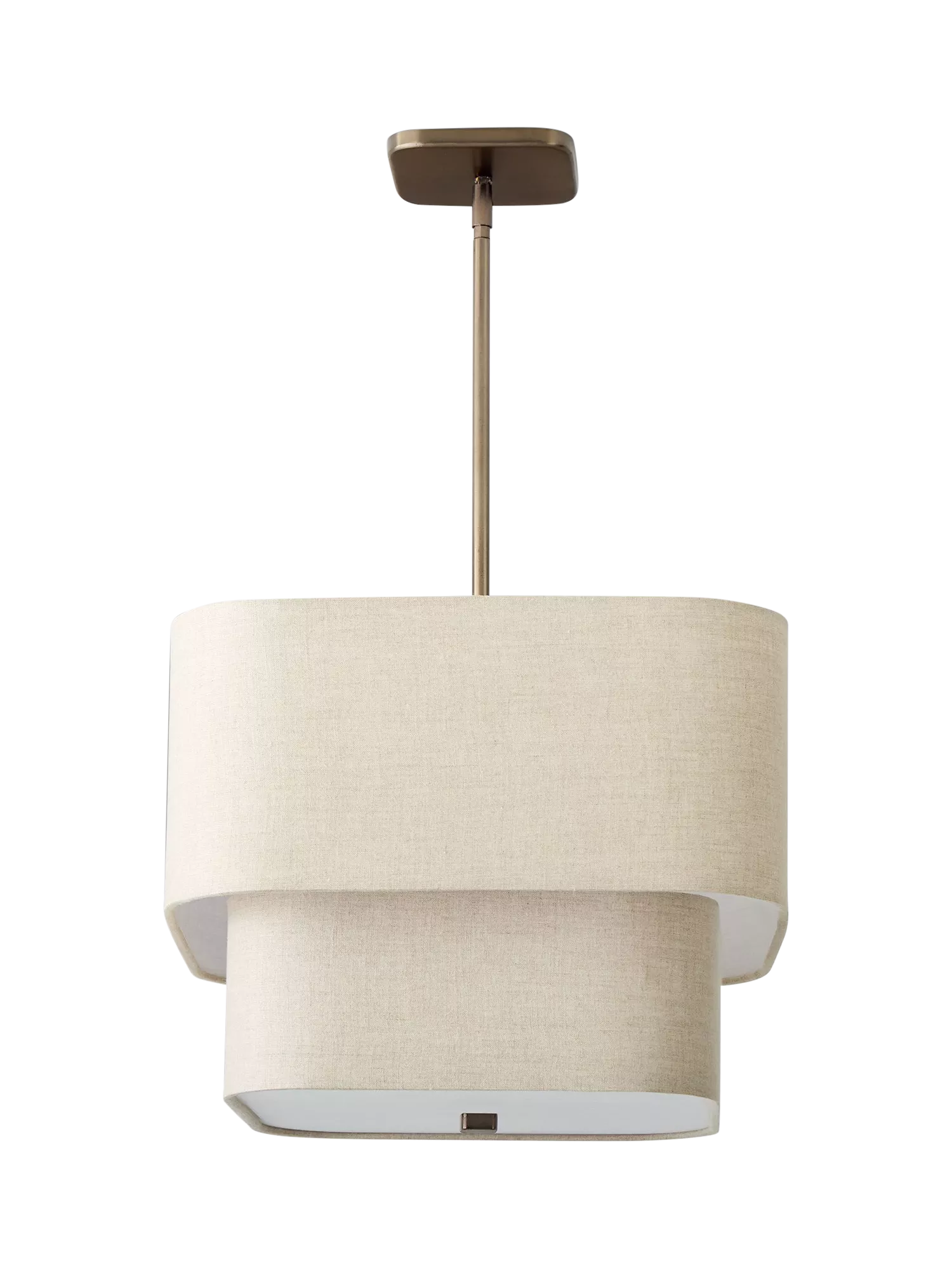 West Elm Aleena pendant ceiling light white natural - British product