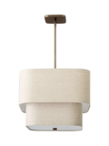 West Elm Aleena pendant ceiling light white natural - British product