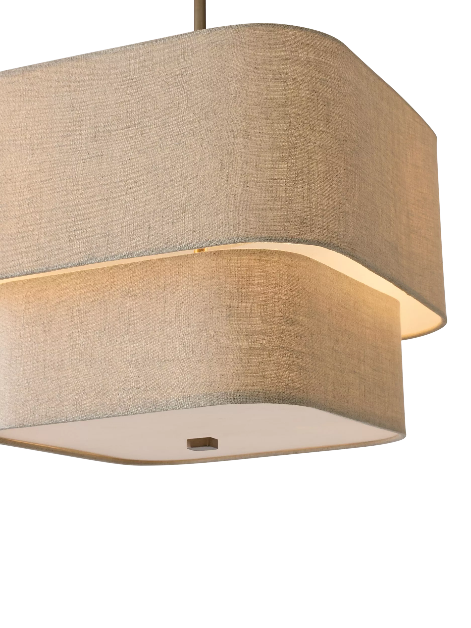 West Elm Aleena pendant ceiling light white natural - British product