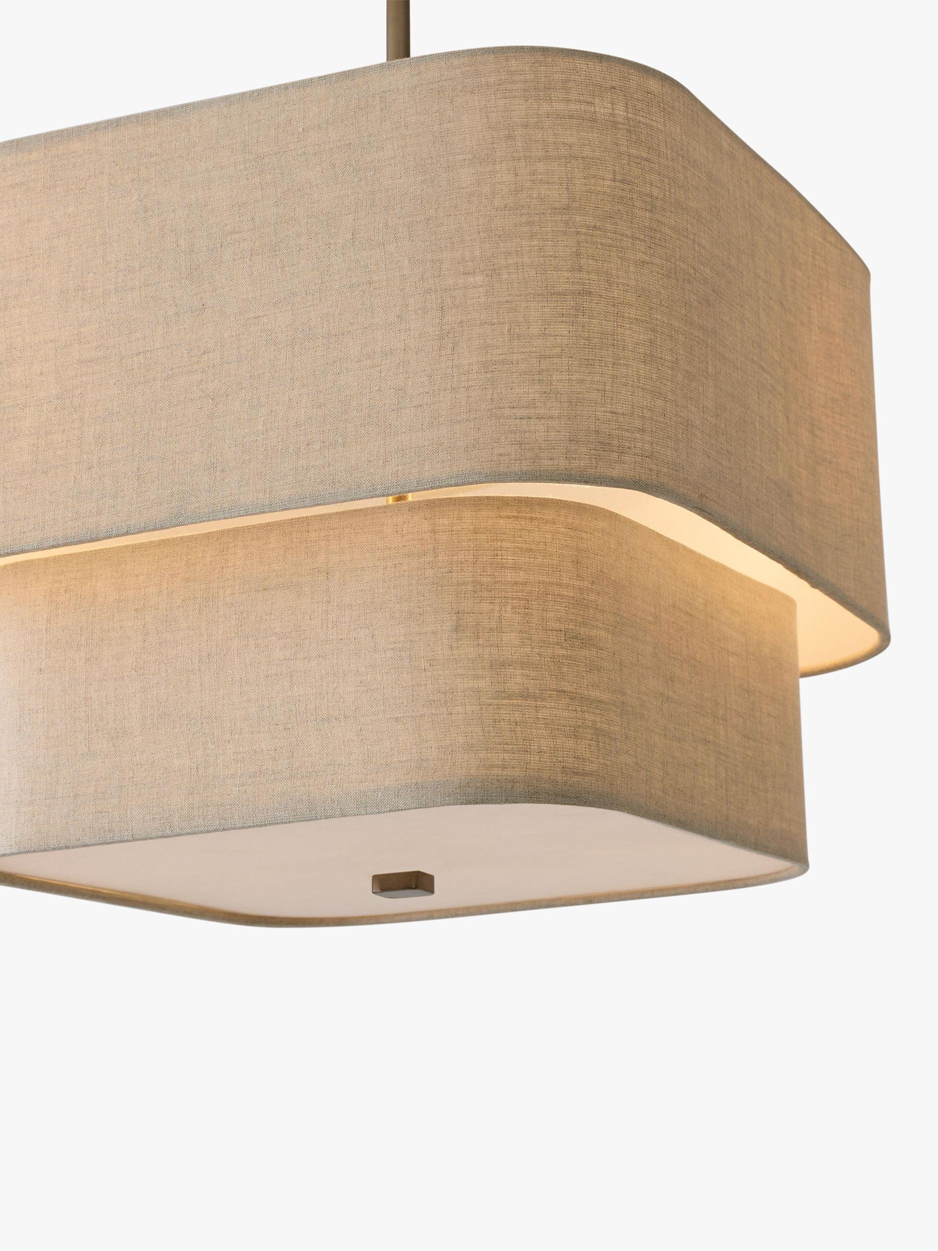 West Elm Aleena pendant ceiling light white natural - British product