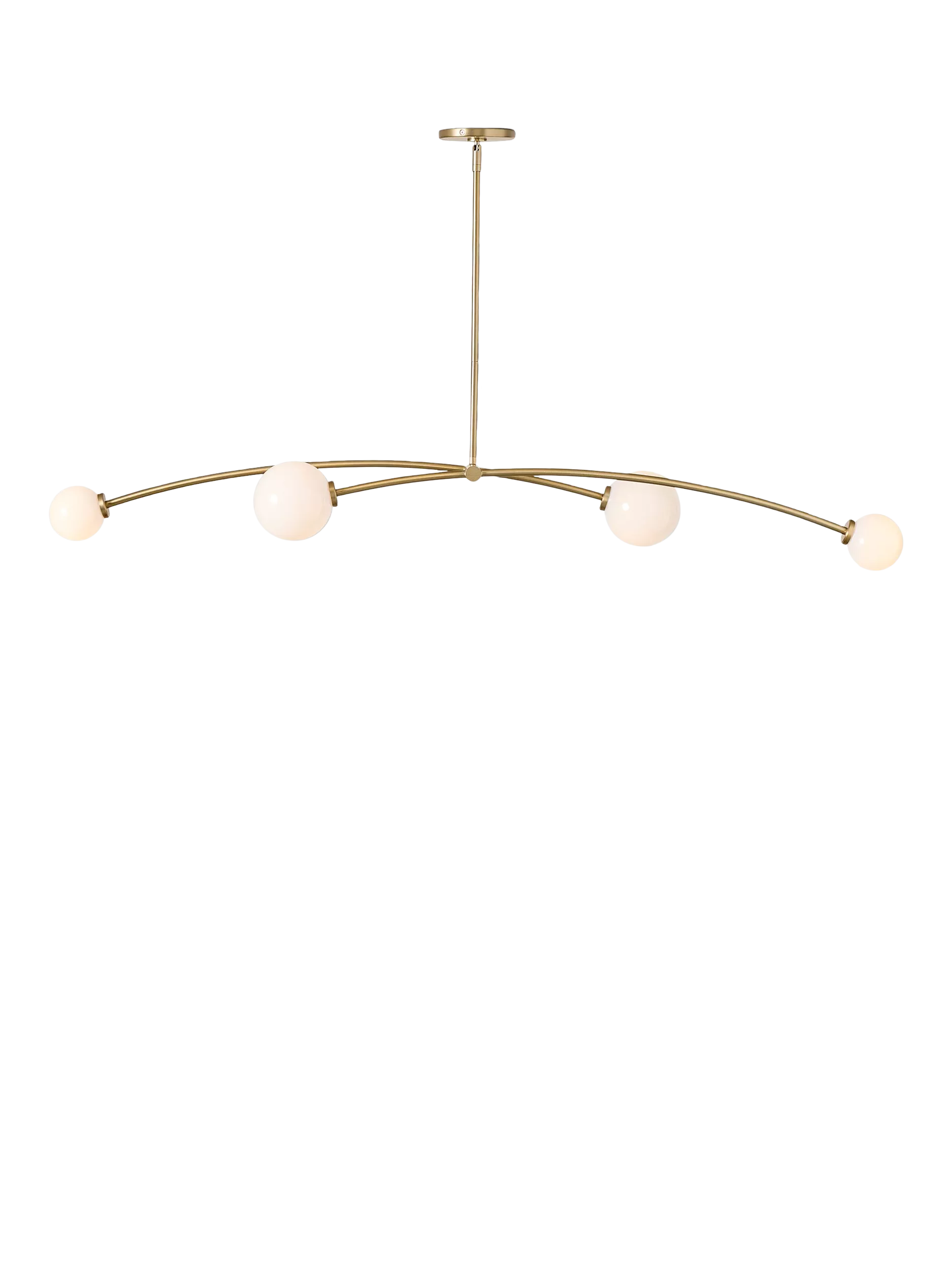 West Elm Holling 4 Arm Ceiling Light metallic bronze - British product
