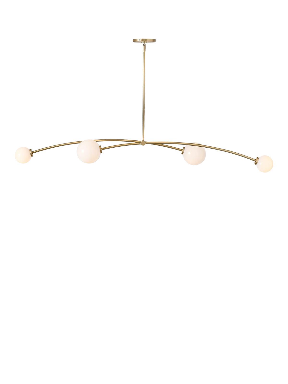 West Elm Holling 4 Arm Ceiling Light metallic bronze - British product