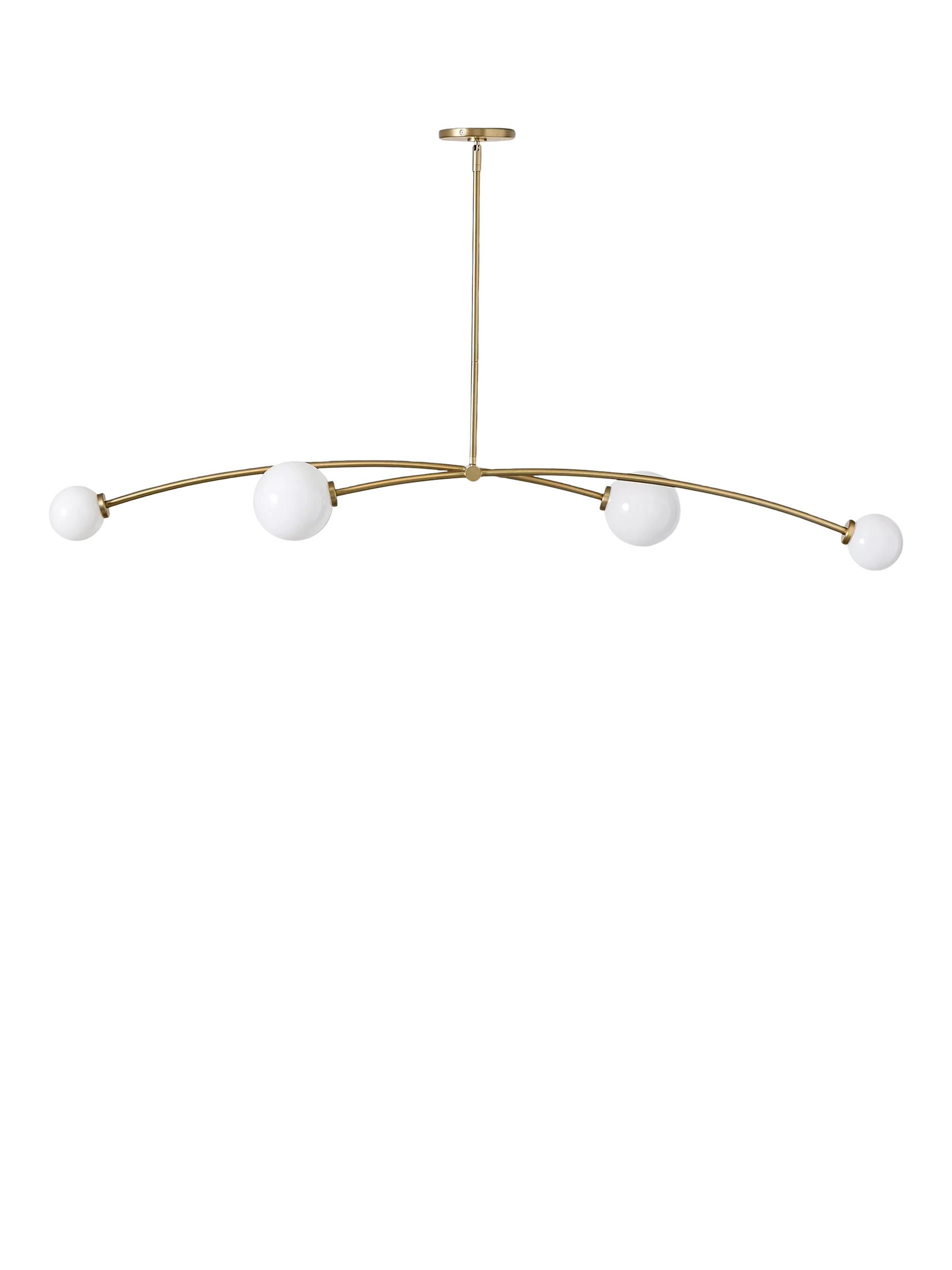 West Elm Holling 4 Arm Ceiling Light metallic bronze - British product