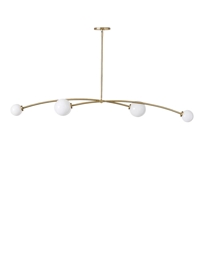 West Elm Holling 4 Arm Ceiling Light metallic bronze - British product