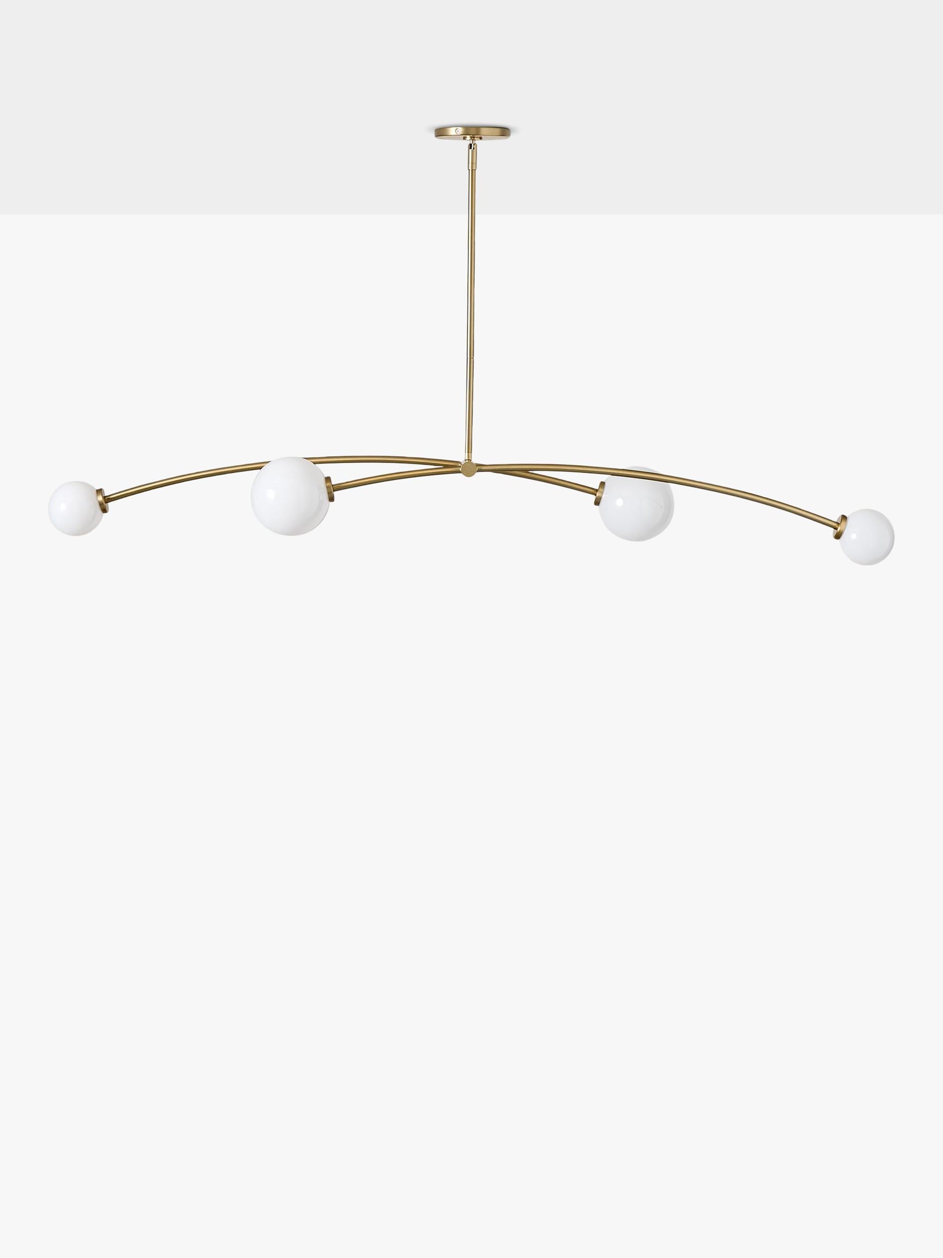 West Elm Holling 4 Arm Ceiling Light metallic bronze - British product