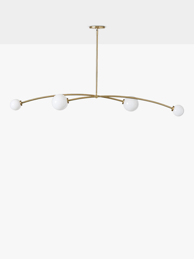West Elm Holling 4 Arm Ceiling Light metallic bronze - British product