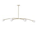 West Elm Holling 4 Arm Ceiling Light metallic bronze - British product