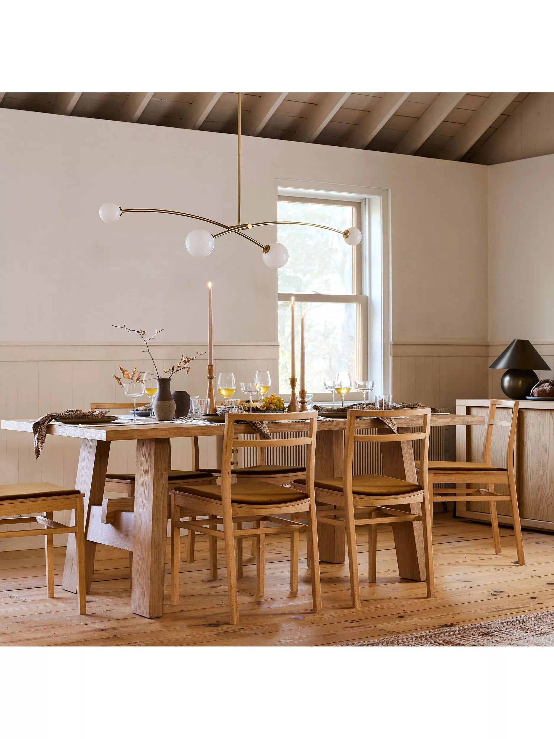 West Elm Holling 4 Arm Ceiling Light metallic bronze - British product