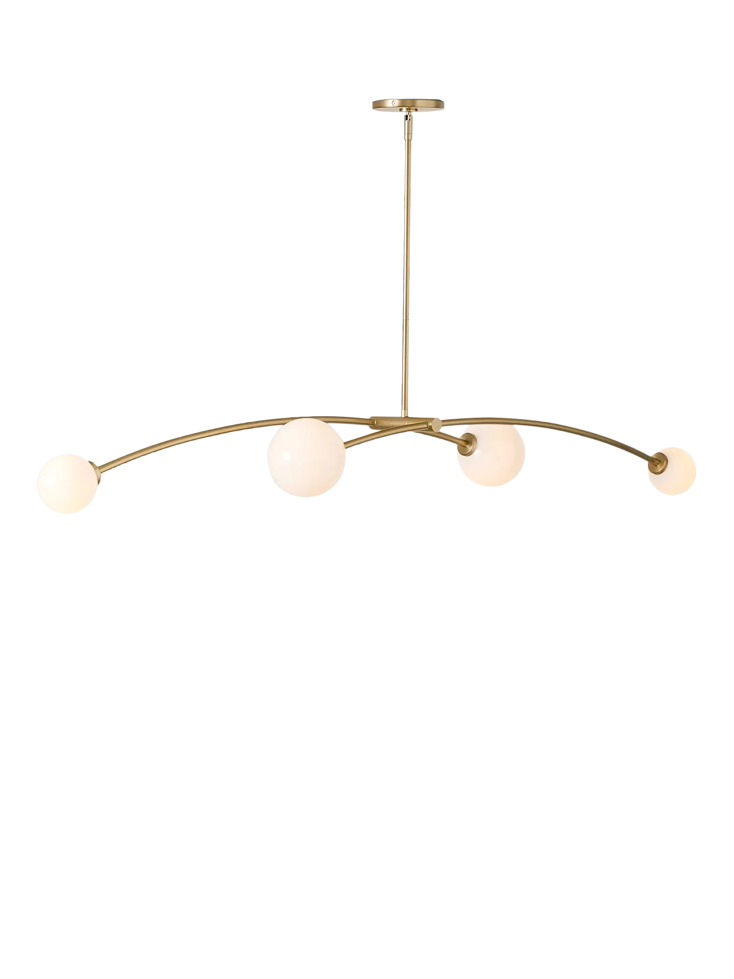 West Elm Holling 4 Arm Ceiling Light metallic bronze - British product
