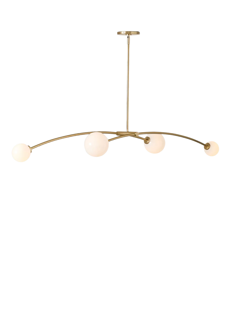 West Elm Holling 4 Arm Ceiling Light metallic bronze - British product