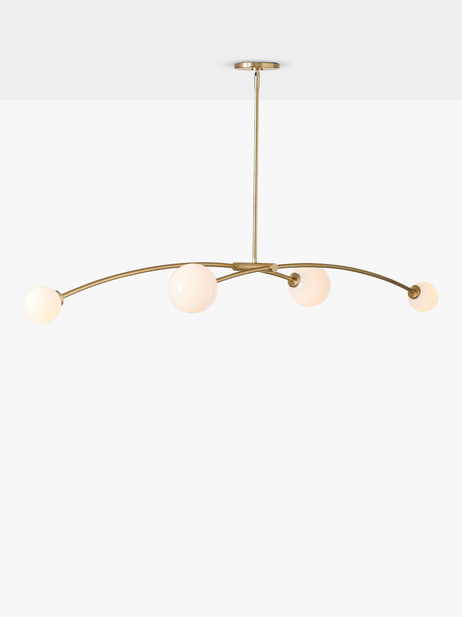 West Elm Holling 4 Arm Ceiling Light metallic bronze - British product