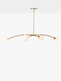 West Elm Holling 4 Arm Ceiling Light metallic bronze - British product