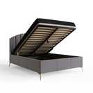 GFW Pettine Double Ottoman Bed Frame Grey, UK version
