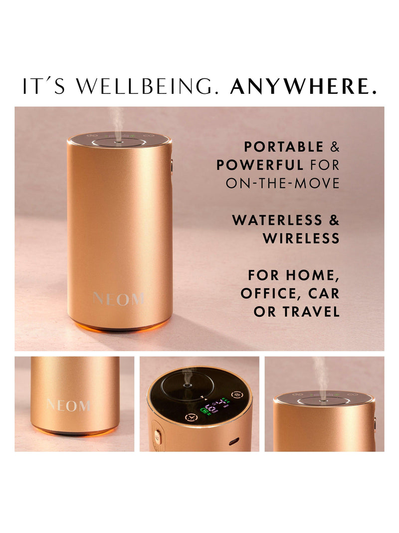 NEOM Wellbeing Pod Mini+ aromatherapy diffuser 10ml, UK version