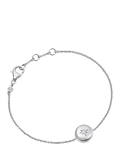 Astley Clarke sterling silver star set mini locket bracelet, UK version
