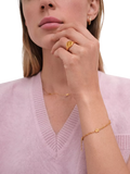 Astley Clarke heart station bracelet gold, imported from the UK