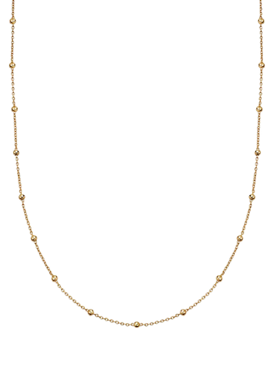 John Lewis Astley Clarke Aurora Bead Necklace Gold 43cm- Buy online at McGrocer