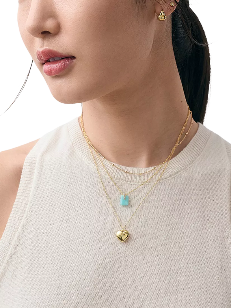 Astley Clarke Aurora Bead Necklace 43cm (British brand)