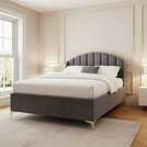 GFW Pettine kingsize ottoman bed frame in grey, UK version