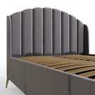 GFW Pettine kingsize ottoman bed frame in grey, UK version