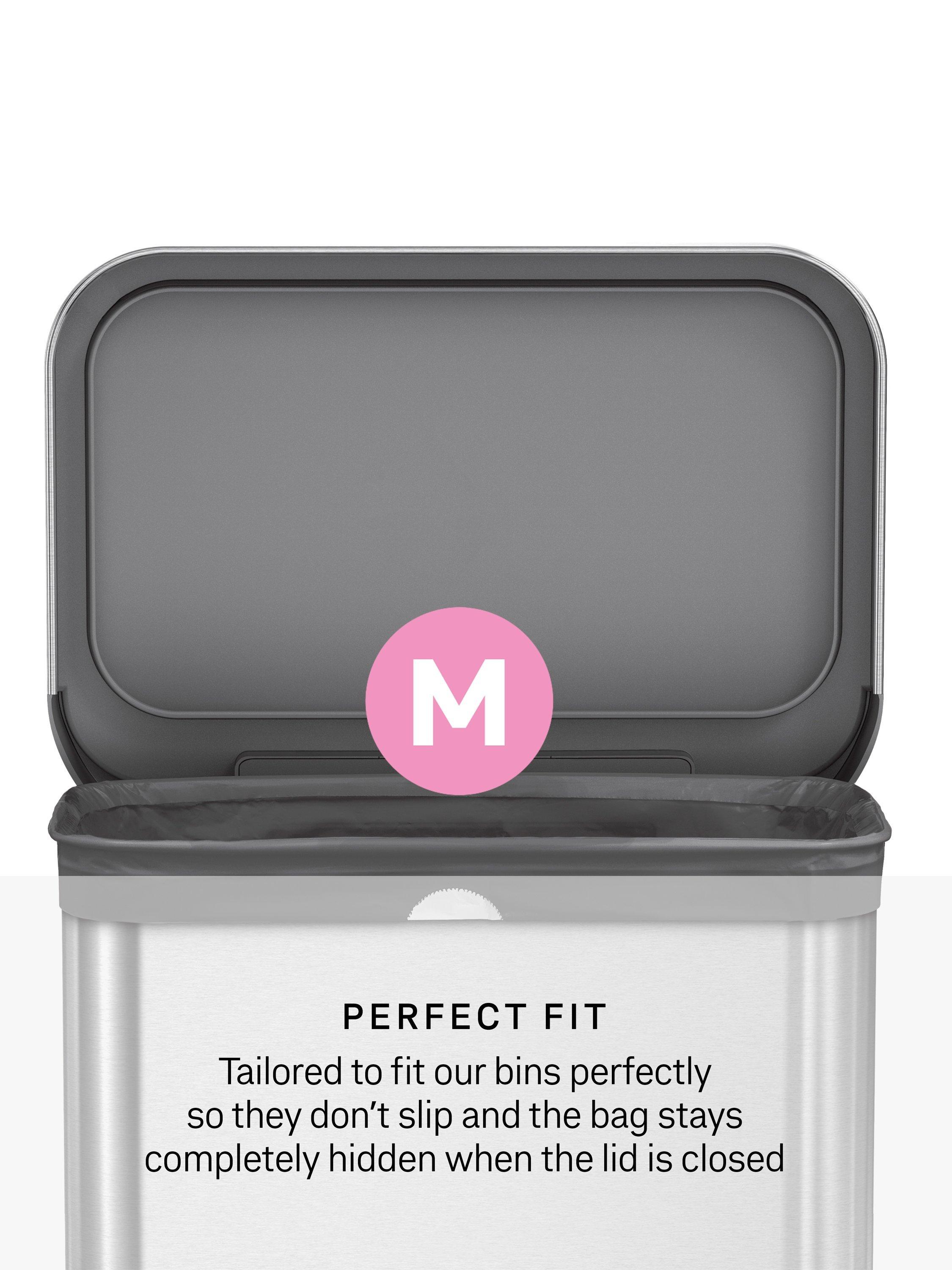 Simplehuman Odorsorb bin liners code M pack of 40, imported from the UK