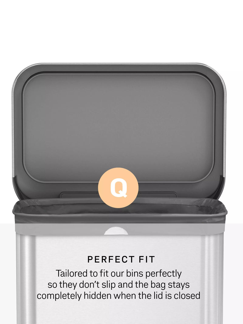Simplehuman Odorsorb bin liners Code Q pack of 40, UK version