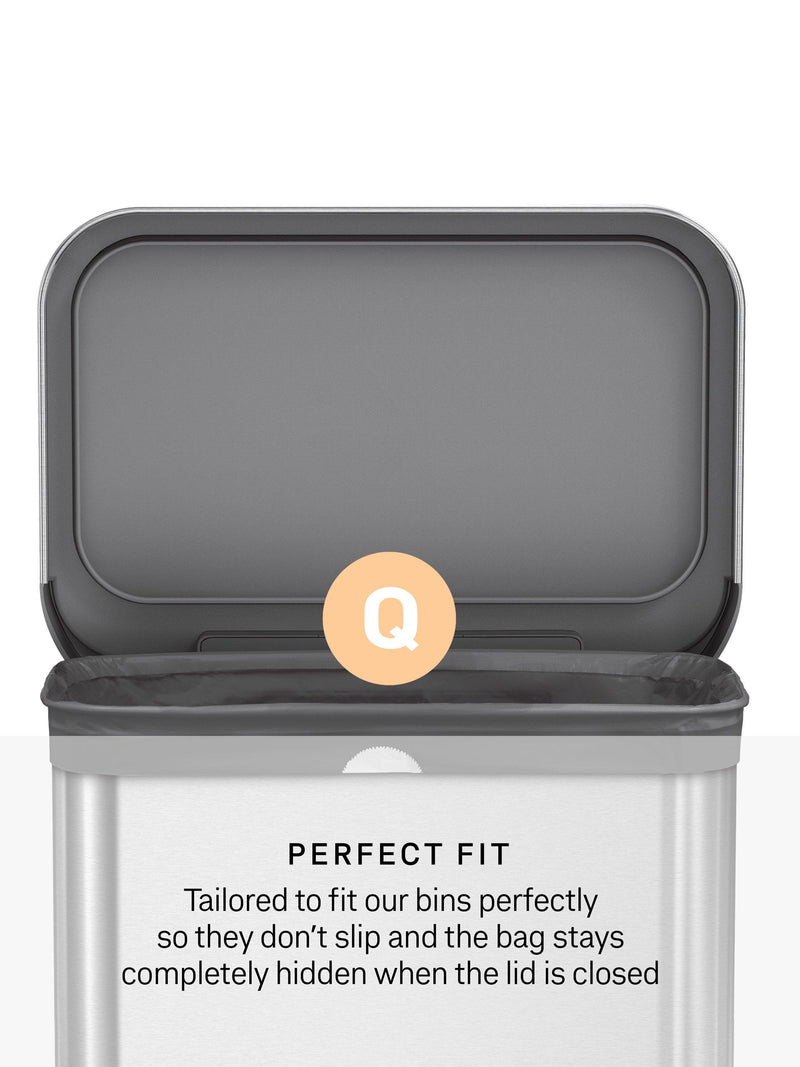 Simplehuman Odorsorb bin liners Code Q pack of 40, UK version