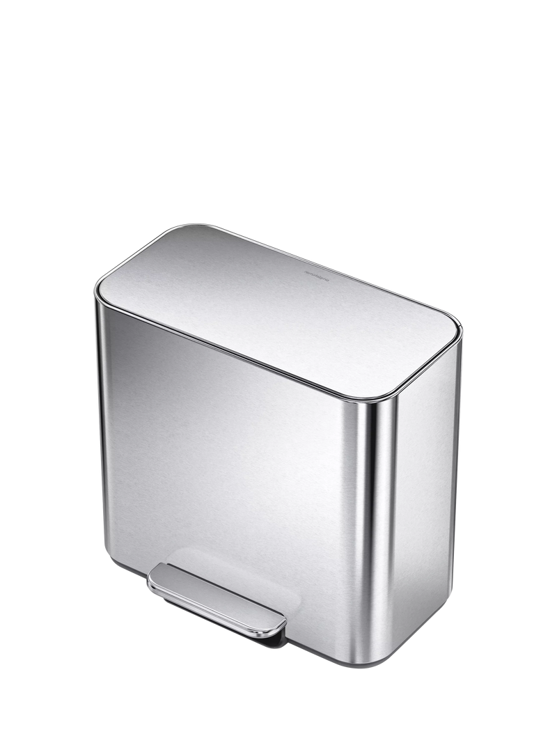 Simplehuman mini recycler pedal bin 15L (British brand)