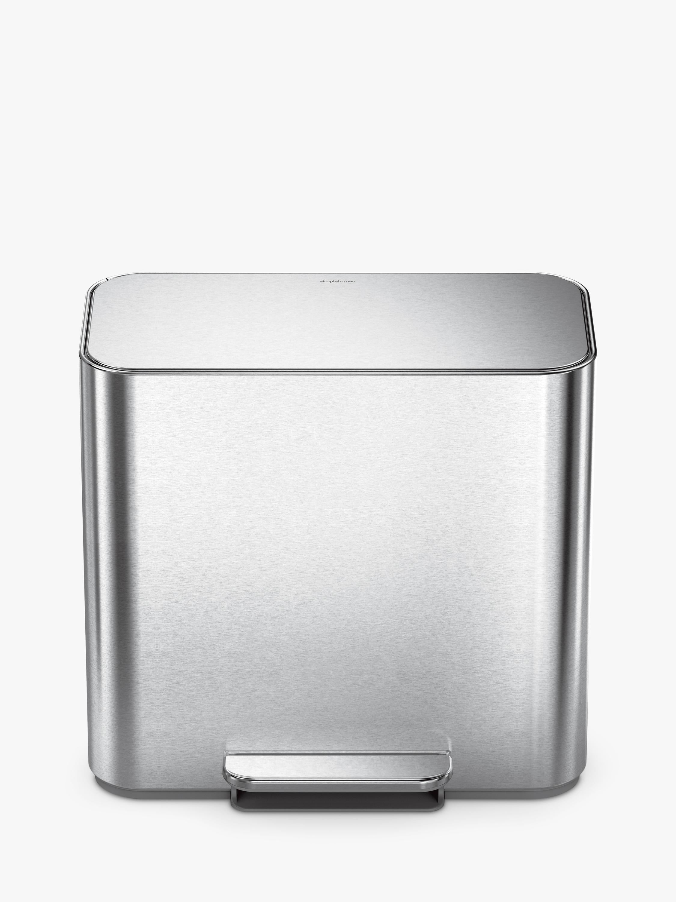 Simplehuman mini recycler pedal bin 15L (British brand)