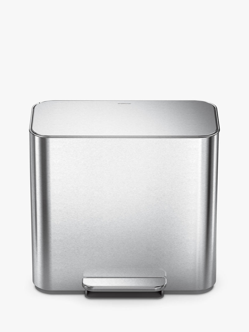 Simplehuman mini recycler pedal bin 15L (British brand)