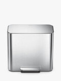 Simplehuman mini recycler pedal bin 15L (British brand)